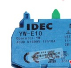 신품 오리지날  일본 IDEC 이즈미 22mm 푸시 버튼 스위치 YW 시리즈 일반적으로 열린 접점 YW-E10 1NO -[530888840120]