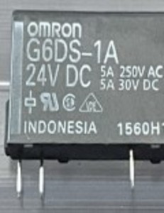 규격 오므론 릴레이 G6DS-1A 24VDC 인도네시아산지