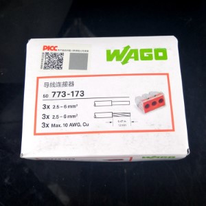 독일 수입 WAGO 전선 커넥터: 222-412 222-413 222-415 773-173